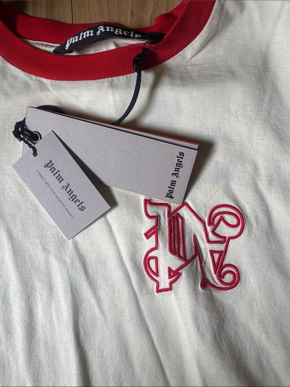 Palm Angels Racing Monogram Tee - Picture 2 of 4